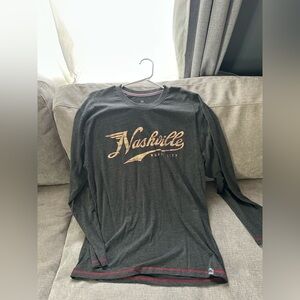 Nashville Long Sleeve Graphic Shirt - Black